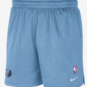 Nike Sky Blue Mesh Sports Shorts